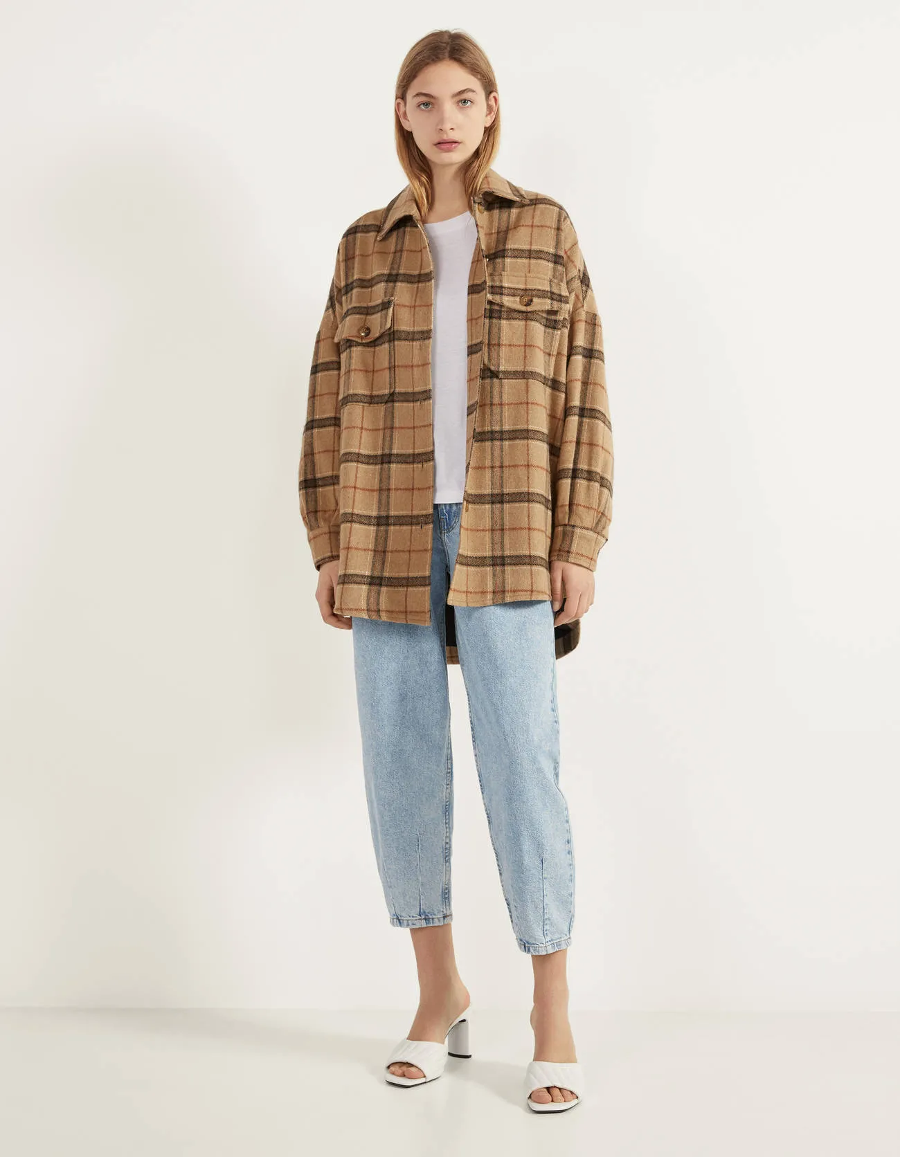 Hemdjacke mit Karomuster